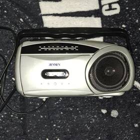 Mcr-210a Jensen Am/fm Portable Cassette Recorder Silver