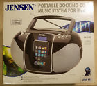 Jiss-115 Jensen Portable Ipod Docking Cd Player Boom Box 077283961113