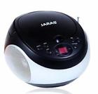 Jj-box89-blk Jaras Portable Black Boombox Stereo Cd Player With