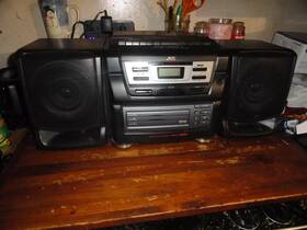 20240429 Jvc H.5 B/20240429/cb.05 Pc-xc11 3 Disc Cd Changer Radio Dual Bad Cassette Player Boombox Stereo