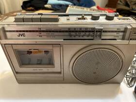 Jvc-251jw Jvc Rc-250jw Vintage Radio Cassette Recorder - Tested