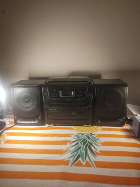 Pc-106 Jvc 1995 Cd Portable Dual Cassette Player Hyper Bass Pro Boombox Tested