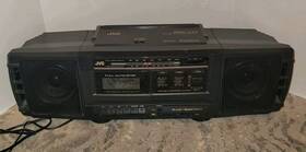 Pc-111 Jvc Vtg Boombox Am/fm Radio Cassette Stereo Recorder Detachable Speakers