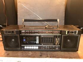 Pc-30j Jvc Pc-30 Portable Cassette Stereo Am Fm Shortwave Radio Read Description
