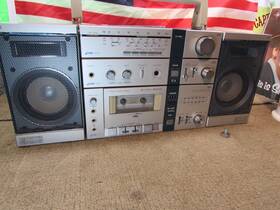 Pc-d3jw Jvc Estate Vintage Cassette Am/fm/sw Portable Radio Boombox Parts/fix