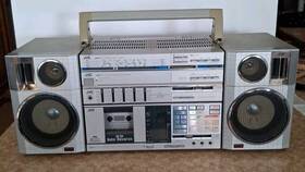 Pc-d55c Jvc Vintage Boombox Ghettoblaster Receiver Cassette Deck Works