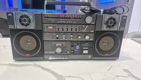 Pc-r200jw Jvc Vintage 1980 S Ghetto Blaster Boombox Am/fm Cassette Works Japan