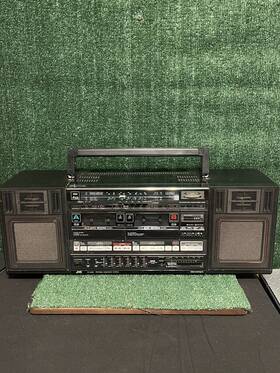Pc-r350j Jvc Vintage Model Portable Stereo System Boombox. Fast Shipping