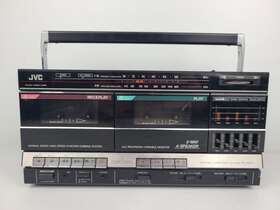 Pc-w35j Jvc Boombox Vintage Hifi Stereo Audio Am/fm Tuner Portable Defective