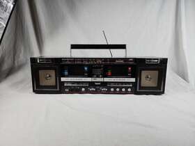 Pc-w88 Jvc W88j Portable Stereo System Boombox Rare Tape Player Working