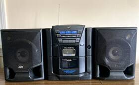 Pc-x204bk Jvc Vintage Boombox Cd - Am/fm No Cassette As Is