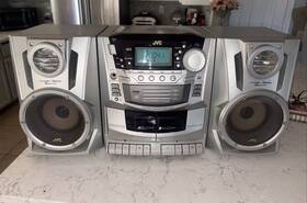Pc-xc370 Jvc Pc-x370 Vintage Boombox - Triple Cd Changer Hyper Bass Tested Read