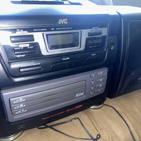 Pc-xc8bk Jvc Pc-xc8 Tape Tuner Portable Component System Boombox /cd Player