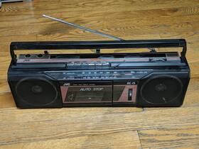 Rc-15j Jvc Vintage Stereo Am/fm Radio Cassette Recorder