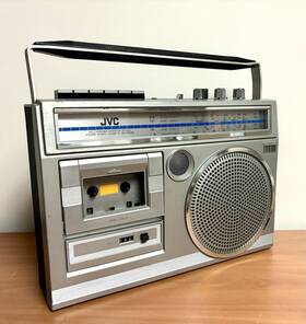 Rc-252jw Jvc Vintage Boombox Radio Am Fm Cassette Recorder Tested And Works -read