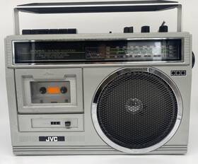 Rc-343jw Jvc Vintage Radio Cassette Recorder Boombox Rc 343jw Japan Parts Or Repair