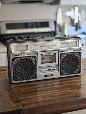 Rc-646l Jvc Rare Vintage Radio Cassette Tape Recorder Boombox Talking Heads