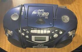 Rc-ex20a Jvc Vintage Am/fm Radio Cd Player Cassette Deck Portable Boombox Tested