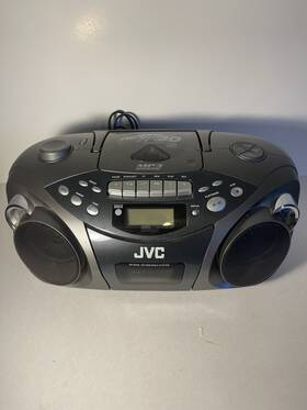 Rc-ex30b Jvc Cd Radio Cassette Portable System Boombox Tested /works/ No Remote