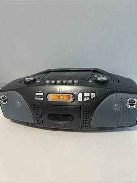 Rc-ez32 Jvc Portable Stereo Cd Cassette Recorder Player Radio No Remote