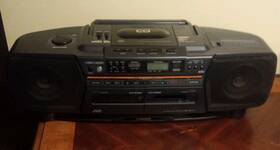 Rc-gx7 Jvc Vintage Boombox Tape Cd No Reserve Please Read Description