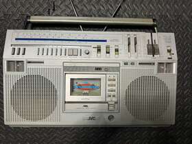 Rc-m80 Jvc Jw Vintage Cassette Boombox Ghettoblaster Radio