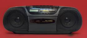 Rc-x220 Jvc Portable Am/fm Cd And Cassette Player All Components Work 1991