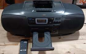 Rc-x540bk Jvc Portable Radio Cd Cassette Player Very Good Condition 1996 Vintage