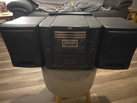 Pc-xc10 Jvc Xc-10 Vtg Stereo System Boombox 3-disc Cd Changer Cassette Am/fm-read
