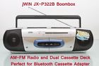 Jx-p332b Jwin Am Fm Cassette Perfect For Bluetooth Adapter