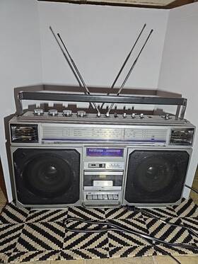 7070 K.t.o. International K.t.o Boombox Ghettoblaster Tape Player With Am/fm Radio Model