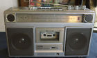 K6062 Yorx Rare Vintage Boombox Stereo And Dual Cassettetape Player