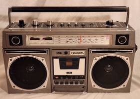 Kc-5050 Kasuga Rare Vtg Boombox Radio Tape Player Working Hard To Find Model