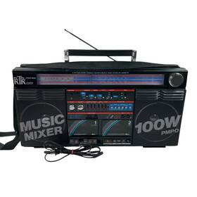 Ms-007 Kings Point Rtr Studio Mixer By 8 Rhythm Mixing Console Ghetto Blaster