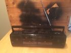 Klh-401a Klh Vintage Portable Mini Boombox Ghettoblaster Dual Cassette Stereo Radio