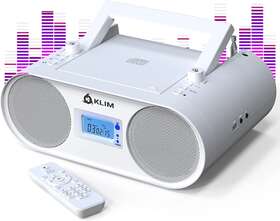 Klim 701152104406 Boombox B4 Cd Player Portable Audio System - New 2023 Am/fm Radio With