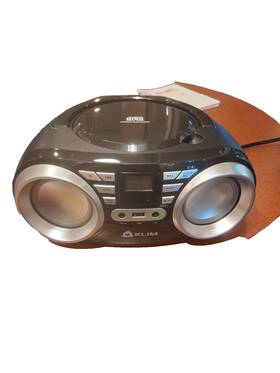 B3-norgb-us-1 Klim B5 Portable Cd Player Boombox With Fm Radio Bluetooth Usb Aux Dual