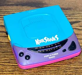 Ks-121h Koolshades Kool Shades Port A Tune Radio Alaron Vintage 90s Toy