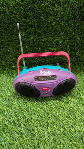 Ks-128 Koolshades Kool Shades Portable Mini Boombox Am/fm Radio Vintage Alaron Working