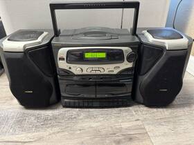 Hg856-857 Koss Vintage Fm Am Cassette/ Cd Radio