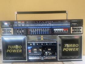 L-999 Lanico Vintage Boombox Turbo Power Radiorecorder Cassette Player See Video