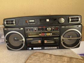 Cdx-931 Lasonic Vintage Boombox Radiocassette Recorder Cd Player