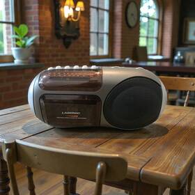 Trc-292 Lasonic Portable Radio Cassette Recorder Am Fm Boombox Vintage Works