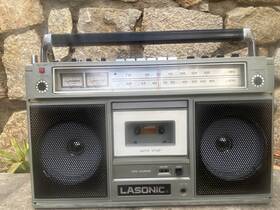 Trc-909 Lasonic Vintage Boombox Radio Cassette Player No Conion Vela Sharp