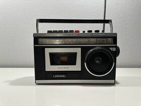 Trc-911 Lasonic Vintage Mini-am/fm/cassette Boombox Rare