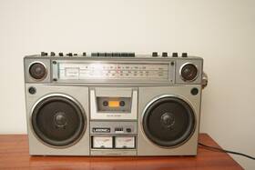 Trc-915 Lasonic Vintage Boombox Dynamic Mixing Am/fm/cassette Recorder