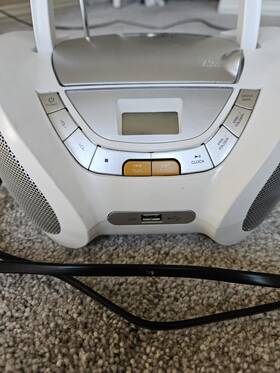 Cp543 Lauson Brand Cd/aux/usb/headphone Boombox Player