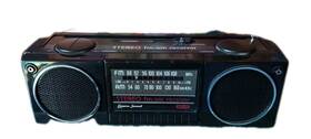Pr-55 Lenoxx Electronics Vintage Sound Radio Boom Box Portable Black
