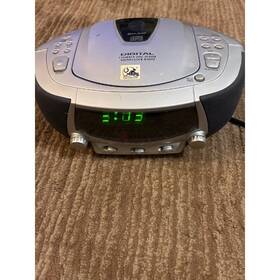 Cdr-190 Lenoxx Electronics Src-888 Digital Cd Player Am/fm Clock Radio Portable Tested Working