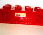 Lg-11002 Lego Portable Boombox Red Brick Player Working